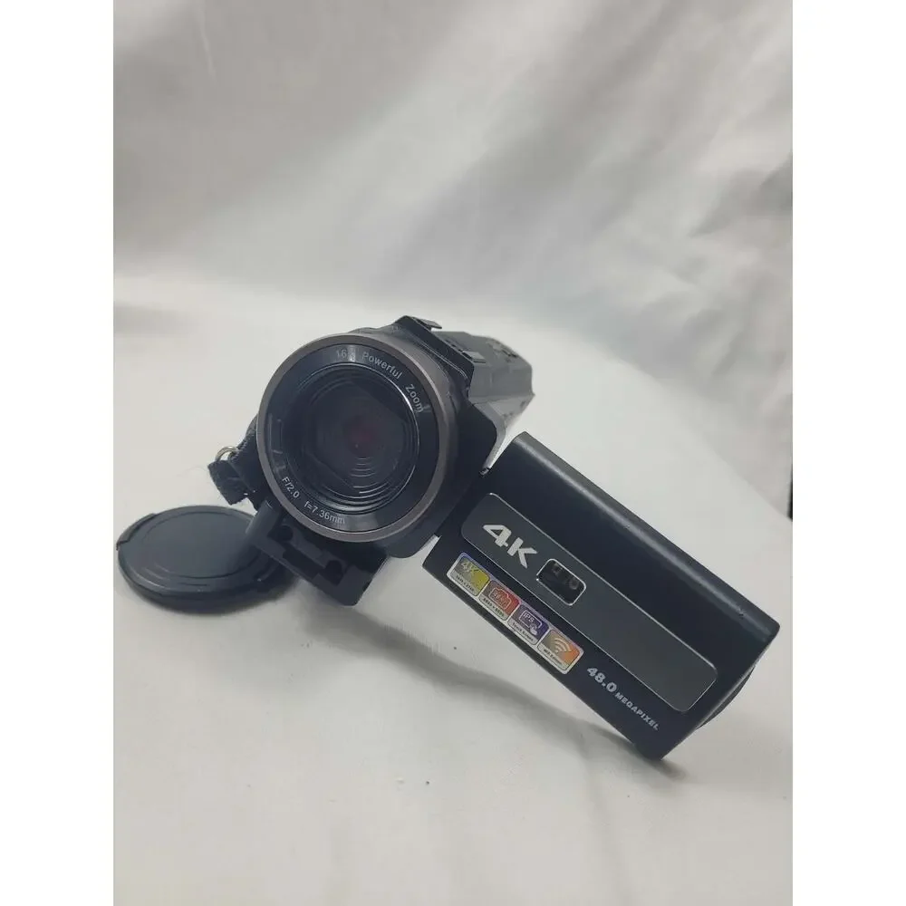 4K HD Digital Video Camera Camcorder WiFi HDV-544KM Kit w/ Mic, Handle, Etc